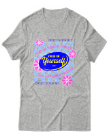 T-Shirt Αντρικό - Focus On Yourself - Color Thumbnail Γκρι Μελανζέ