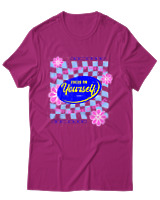 T-Shirt Αντρικό - Focus On Yourself - Color Thumbnail Φουξια