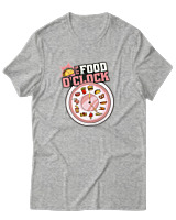 T-Shirt Αντρικό - Food O'Clock - Color Thumbnail Γκρι Μελανζέ