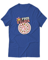 T-Shirt Αντρικό - Food O'Clock - Color Thumbnail Μπλε Ρουά