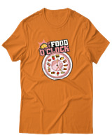 T-Shirt Αντρικό - Food O'Clock - Color Thumbnail Πορτοκαλί