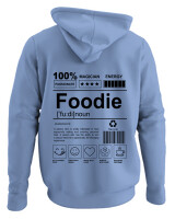 Φούτερ με κουκούλα - Foodie - Color Thumbnail Blue Carolina