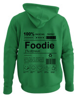 Φούτερ με κουκούλα - Foodie - Color Thumbnail Kelly Green