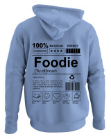 Φούτερ με κουκούλα - Foodie - Color Thumbnail Blue Carolina