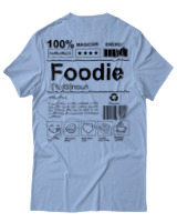 T-Shirt Unisex - Foodie - Color Thumbnail Γαλάζιο