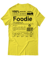 T-Shirt Unisex - Foodie - Color Thumbnail Κίτρινο