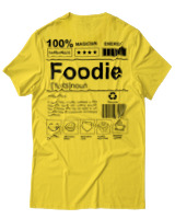 T-Shirt Unisex - Foodie - Color Thumbnail Χρυσό Κίτρινο