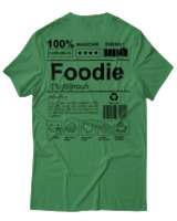 T-Shirt Unisex - Foodie - Color Thumbnail Πράσινο