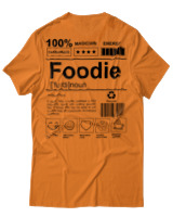 T-Shirt Unisex - Foodie - Color Thumbnail Πορτοκαλί