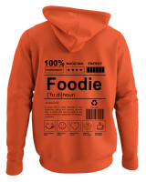 Φούτερ με κουκούλα - Foodie - Color Thumbnail Orange