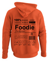 Φούτερ με κουκούλα - Foodie - Color Thumbnail Πορτοκαλί
