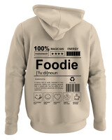 Φούτερ με κουκούλα - Foodie - Color Thumbnail Μπέζ
