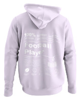 Φούτερ με κουκούλα - Football Player - Color Thumbnail Λιλά