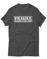 T-Shirt Αντρικό - Fragile - Color Thumbnail Ανθρακί