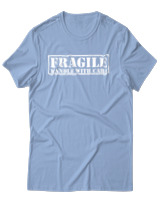 T-Shirt Αντρικό - Fragile - Color Thumbnail Γαλάζιο