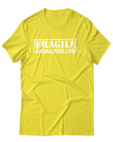 T-Shirt Αντρικό - Fragile - Color Thumbnail Κίτρινο