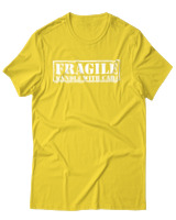T-Shirt Αντρικό - Fragile - Color Thumbnail Χρυσό Κίτρινο