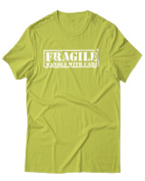 T-Shirt Αντρικό - Fragile - Color Thumbnail Λαχανί