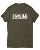 T-Shirt Αντρικό - Fragile - Color Thumbnail Χακί