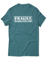 T-Shirt Αντρικό - Fragile - Color Thumbnail Μπλε Πράσινο