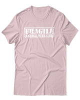 T-Shirt Αντρικό - Fragile - Color Thumbnail Απαλό Ροζ