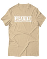 T-Shirt Αντρικό - Fragile - Color Thumbnail Μπεζ