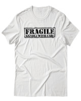 T-Shirt Αντρικό - Fragile - Color Thumbnail Άσπρο