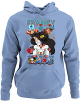 Φούτερ με κουκούλα - Franky Multi Mode - Color Thumbnail Blue Carolina