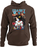 Φούτερ με κουκούλα - Franky Multi Mode - Color Thumbnail Καφέ
