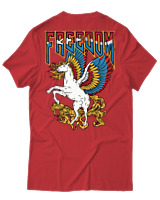 T-Shirt Αντρικό - Freedom Pegasus - Color Thumbnail Κόκκινο