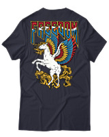 T-Shirt Αντρικό - Freedom Pegasus - Color Thumbnail Σκούρο Μπλε