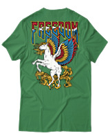 T-Shirt Αντρικό - Freedom Pegasus - Color Thumbnail Πράσινο