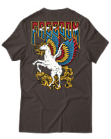 T-Shirt Αντρικό - Freedom Pegasus - Color Thumbnail Καφέ