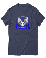 T-Shirt Αντρικό - Freedom - Color Thumbnail Μπλε Γκρι