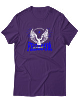 T-Shirt Αντρικό - Freedom - Color Thumbnail Σκούρο Μωβ