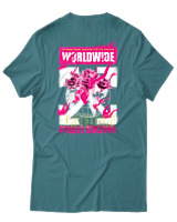 T-Shirt Αντρικό - Freedom - Color Thumbnail Μπλε Πράσινο