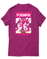 T-Shirt Αντρικό - Freedom - Color Thumbnail Φουξια
