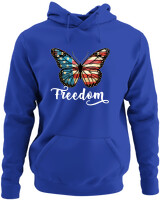 Φούτερ με κουκούλα - Freedom - Color Thumbnail Μπλε Ρουά