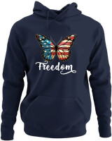 Φούτερ με κουκούλα - Freedom - Color Thumbnail Navy Blue