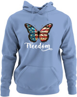 Φούτερ με κουκούλα - Freedom - Color Thumbnail Blue Carolina