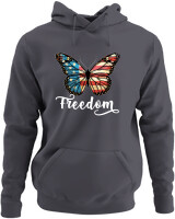 Φούτερ με κουκούλα - Freedom - Color Thumbnail Ανθρακί