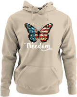 Φούτερ με κουκούλα - Freedom - Color Thumbnail Μπέζ
