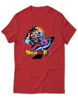 T-Shirt Unisex - Freeze Goku - Color Thumbnail Κόκκινο