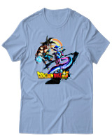T-Shirt Unisex - Freeze Goku - Color Thumbnail Γαλάζιο