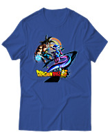 T-Shirt Unisex - Freeze Goku - Color Thumbnail Μπλε Ρουά