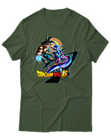 T-Shirt Unisex - Freeze Goku - Color Thumbnail Κυπαρισσί