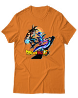 T-Shirt Unisex - Freeze Goku - Color Thumbnail Πορτοκαλί