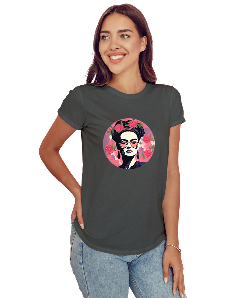 Frida Circle Flowers - Image 1