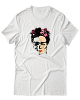 T-Shirt  Γυναικείο - Frida Duality - Color Thumbnail Άσπρο
