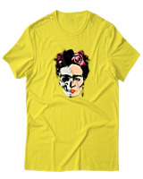 T-Shirt  Γυναικείο - Frida Duality - Color Thumbnail Κίτρινο